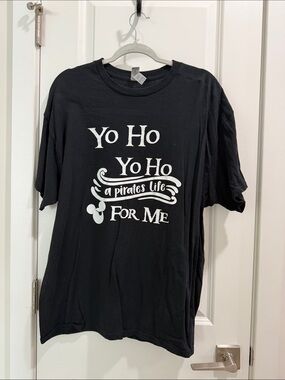 Black "Yo Ho Yo Ho" Pirates Life T‑Shirt
